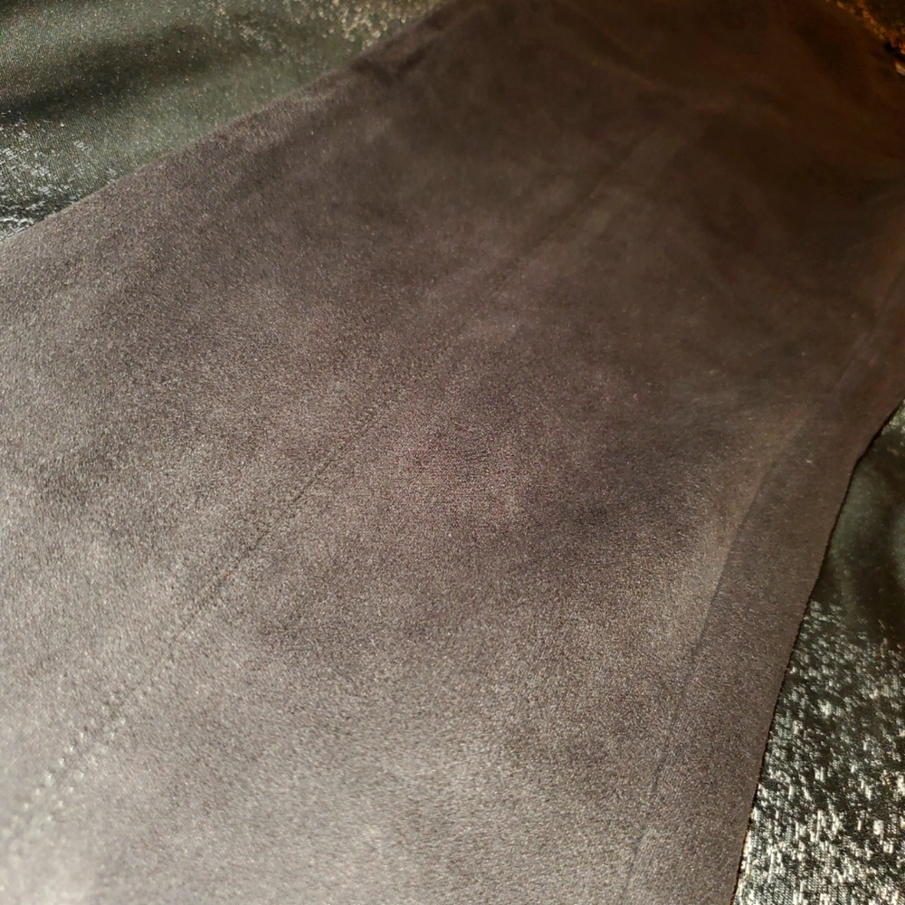 Suede pants